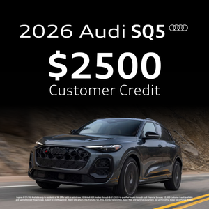 2026 Audi SQ5 $2500 Customer Credit